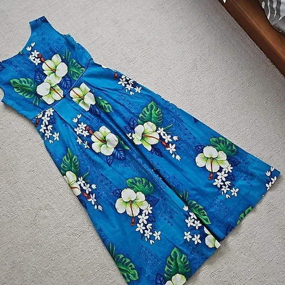 Vintage Royal Hawaiian long dress, Med - Picture 3 of 10